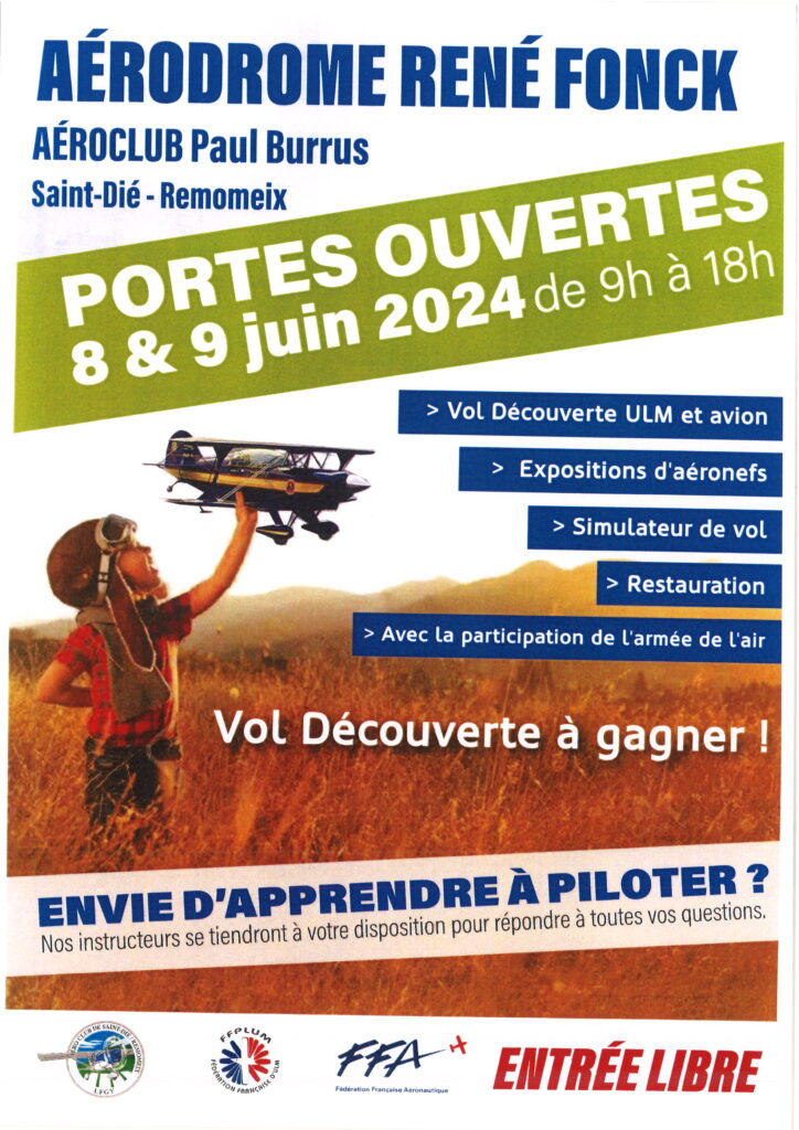 PORTE OUVERTE AEROCLUB PAUL BURRUS